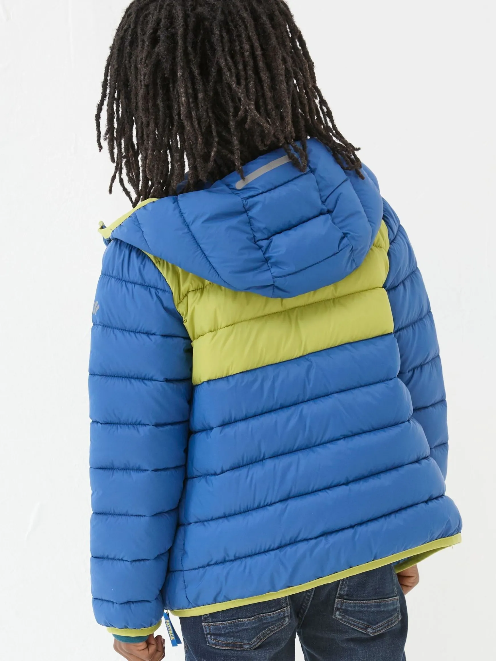 FatFace Harry Hooded Padded Jacket Cobalt Blue Outlet