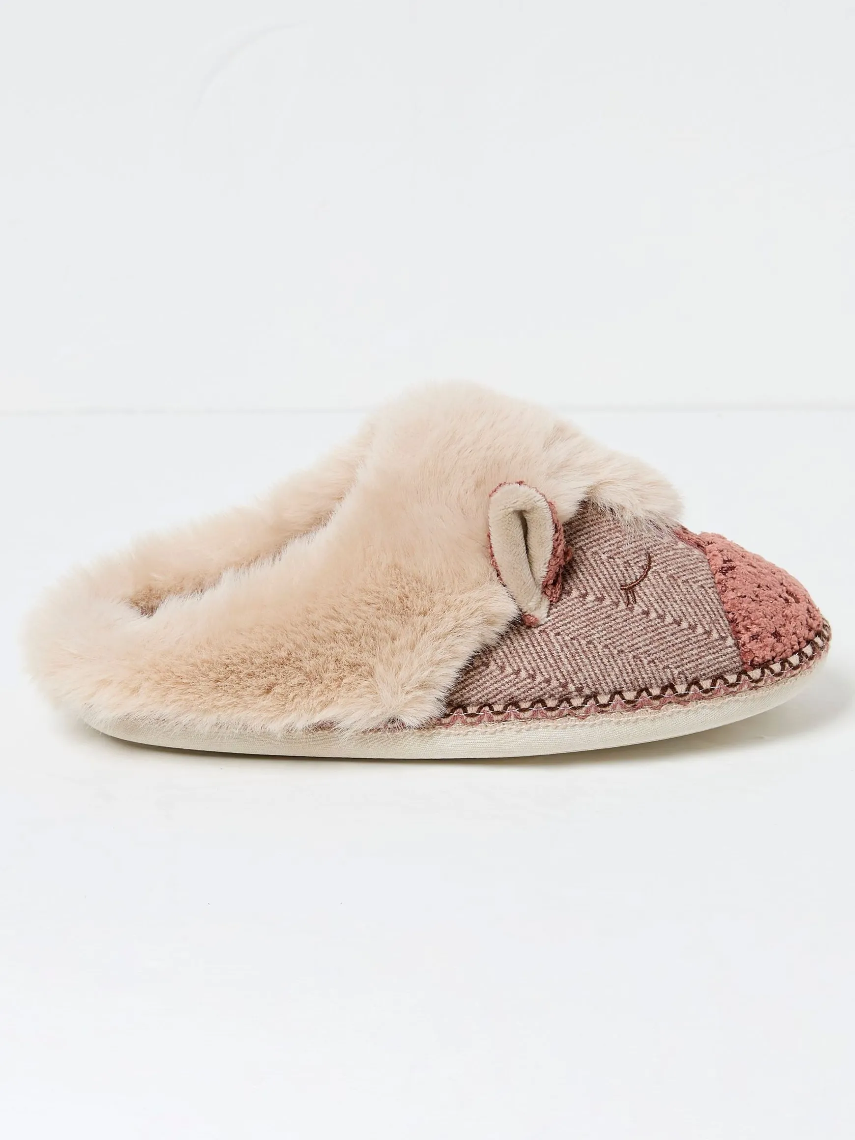 FatFace Hattie Horse Mules Light Brown Store