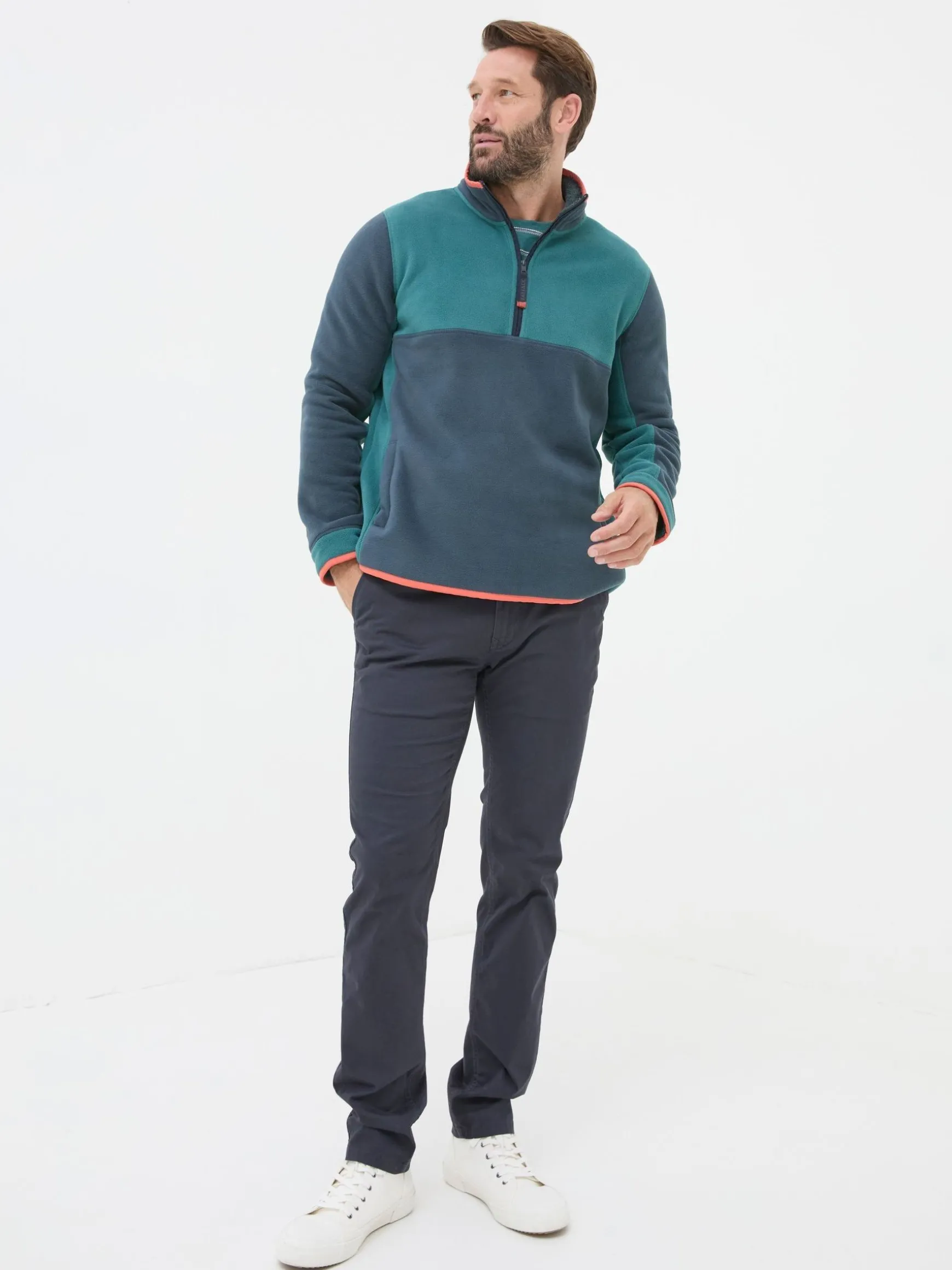 FatFace Heyshott Slim Chinos Navy Cheap