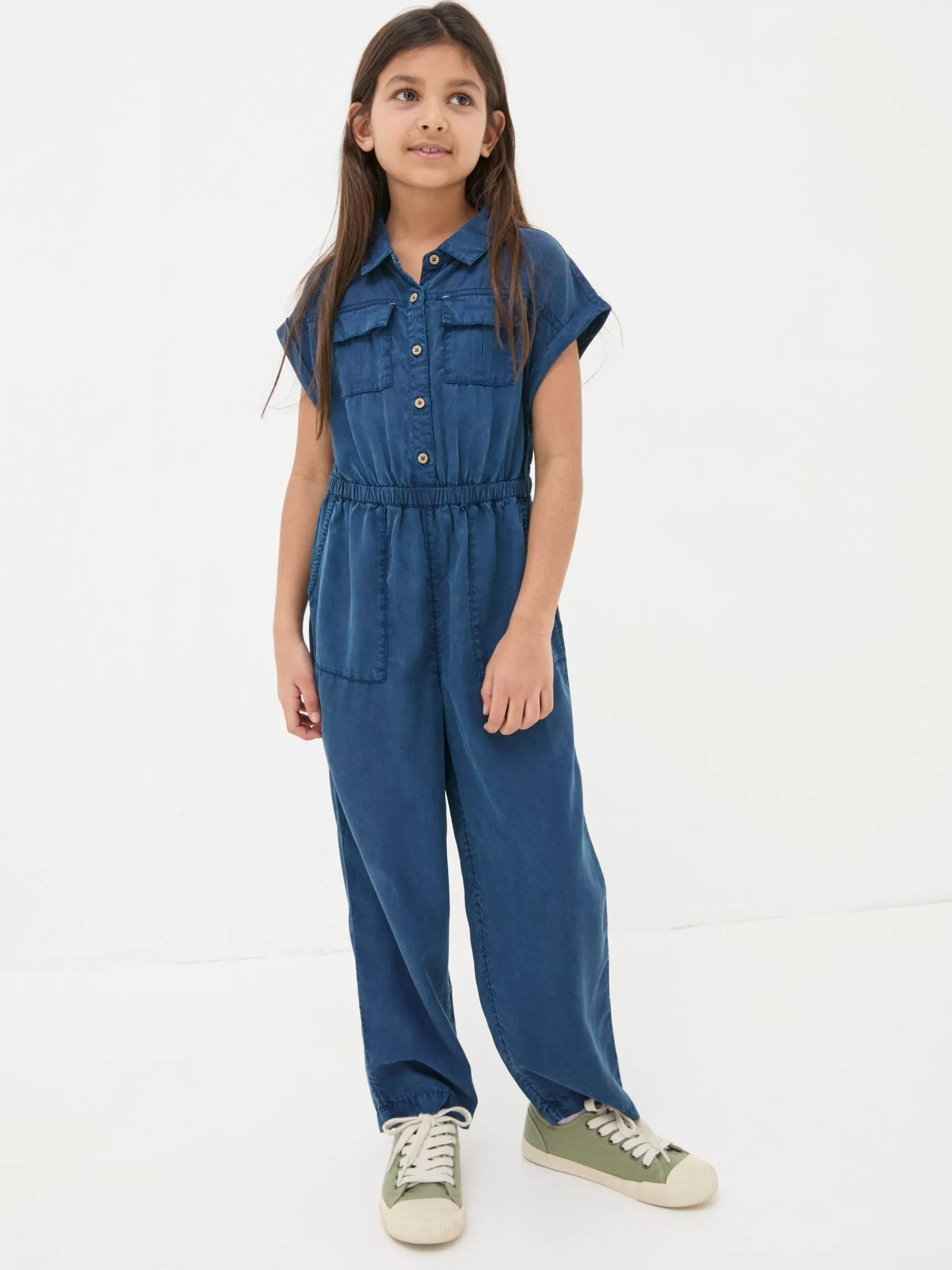 FatFace Indigo Jumpsuit Blue Best Sale