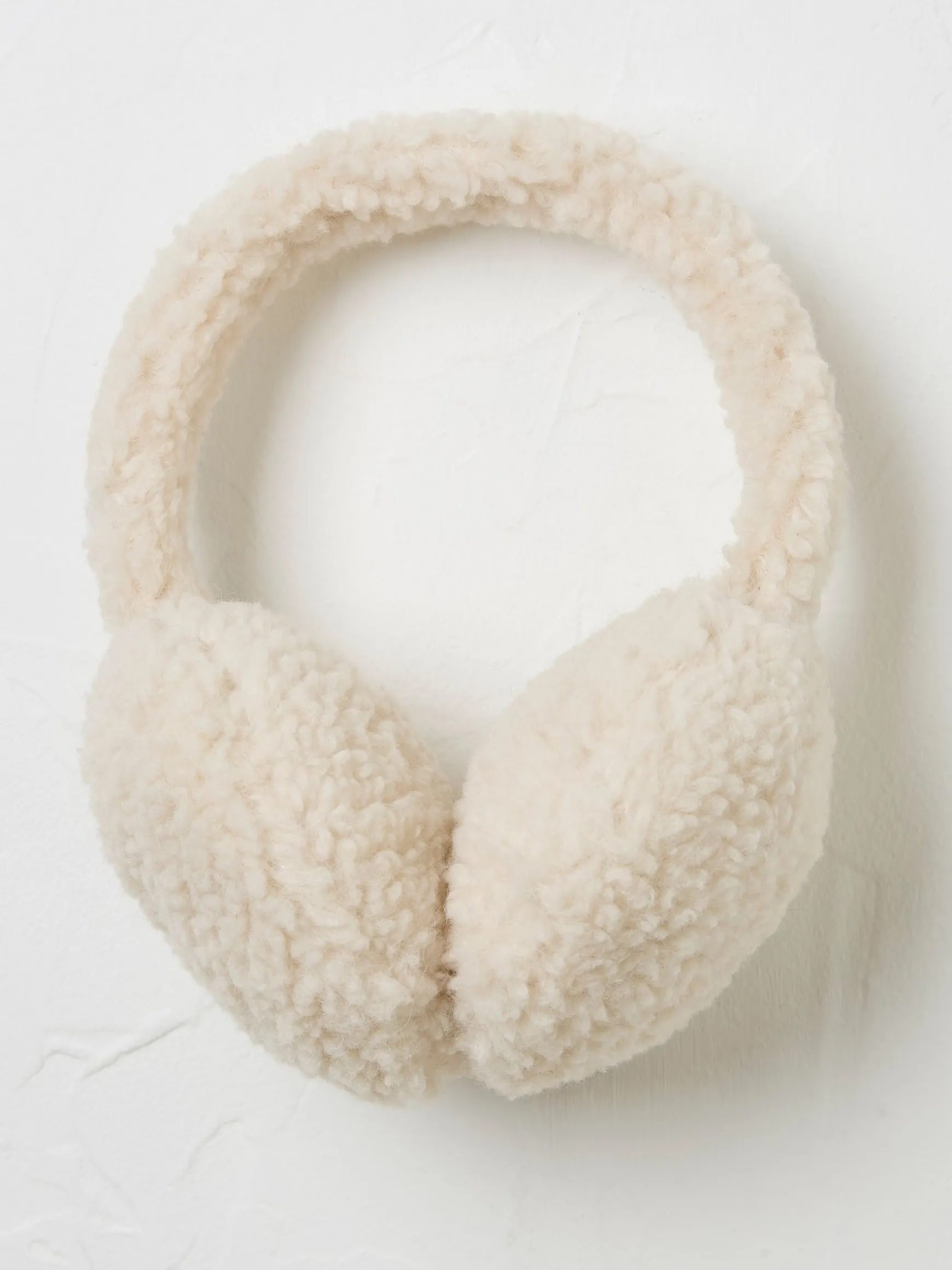 FatFace Borg Earmuffs Ivory Discount