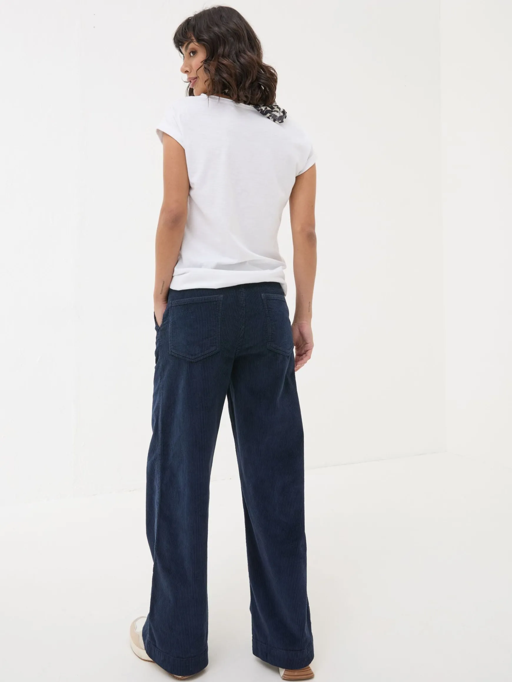 FatFace Kendall Cord Trousers Blue Shop