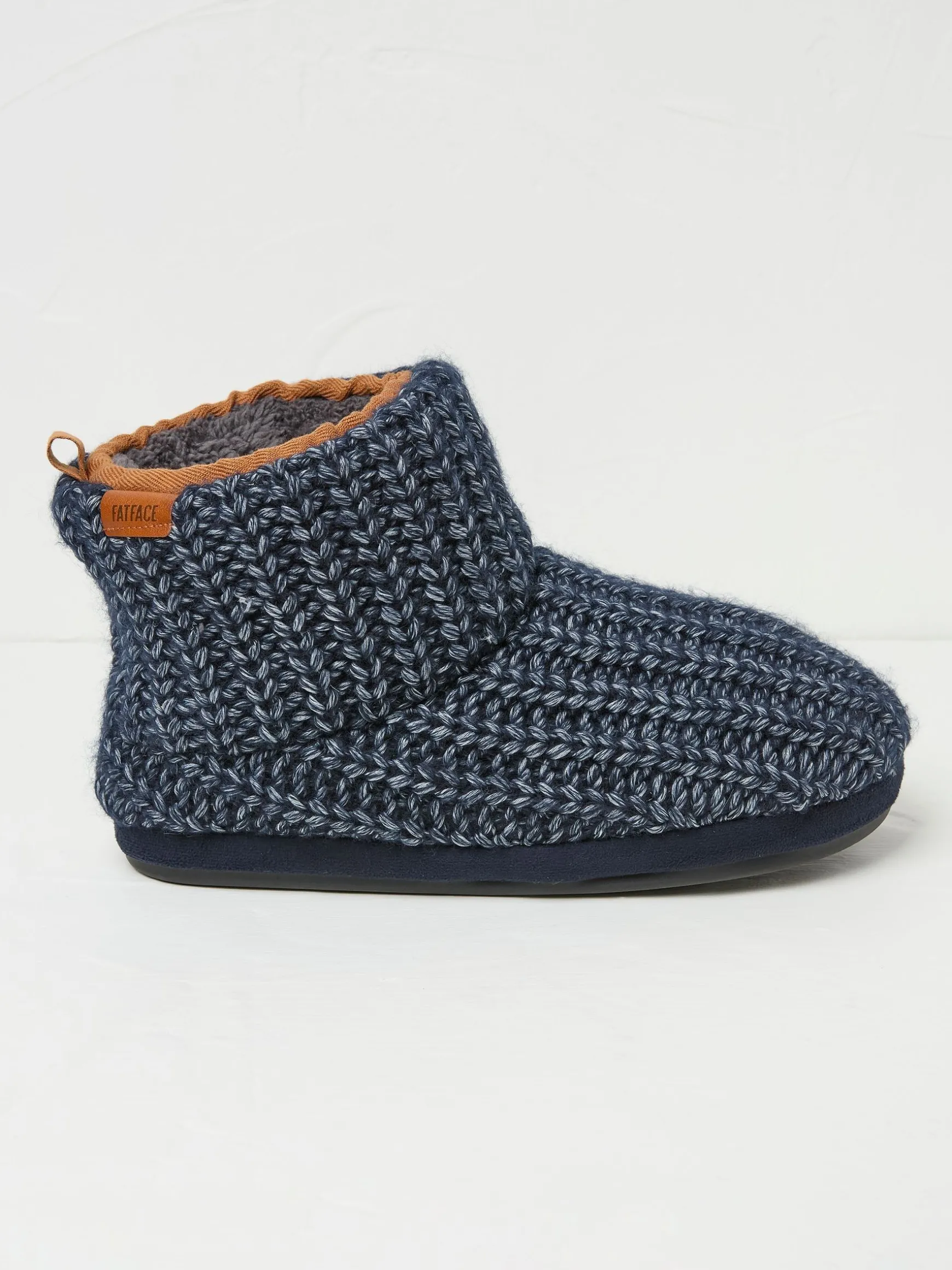 FatFace Laurence Laurence Knit Boots Navy New