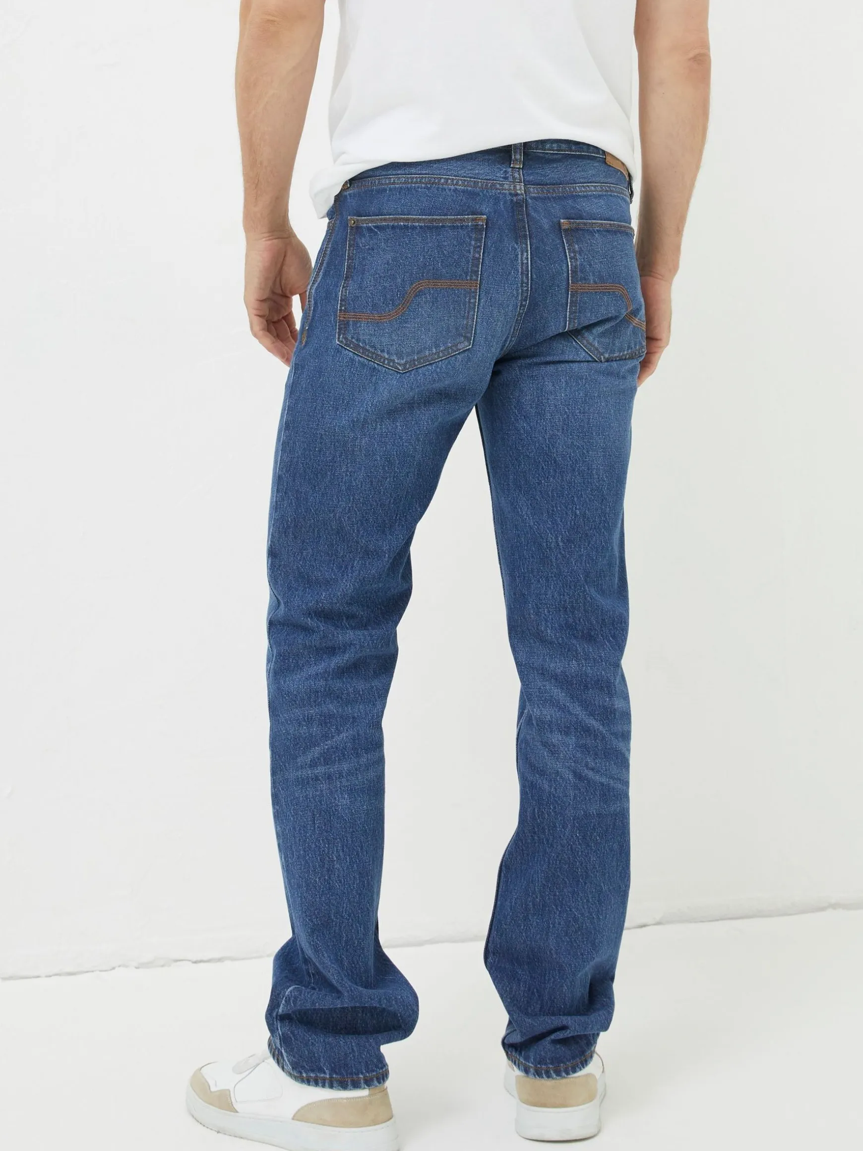 FatFace Straight Fit Jeans Light Blue Online