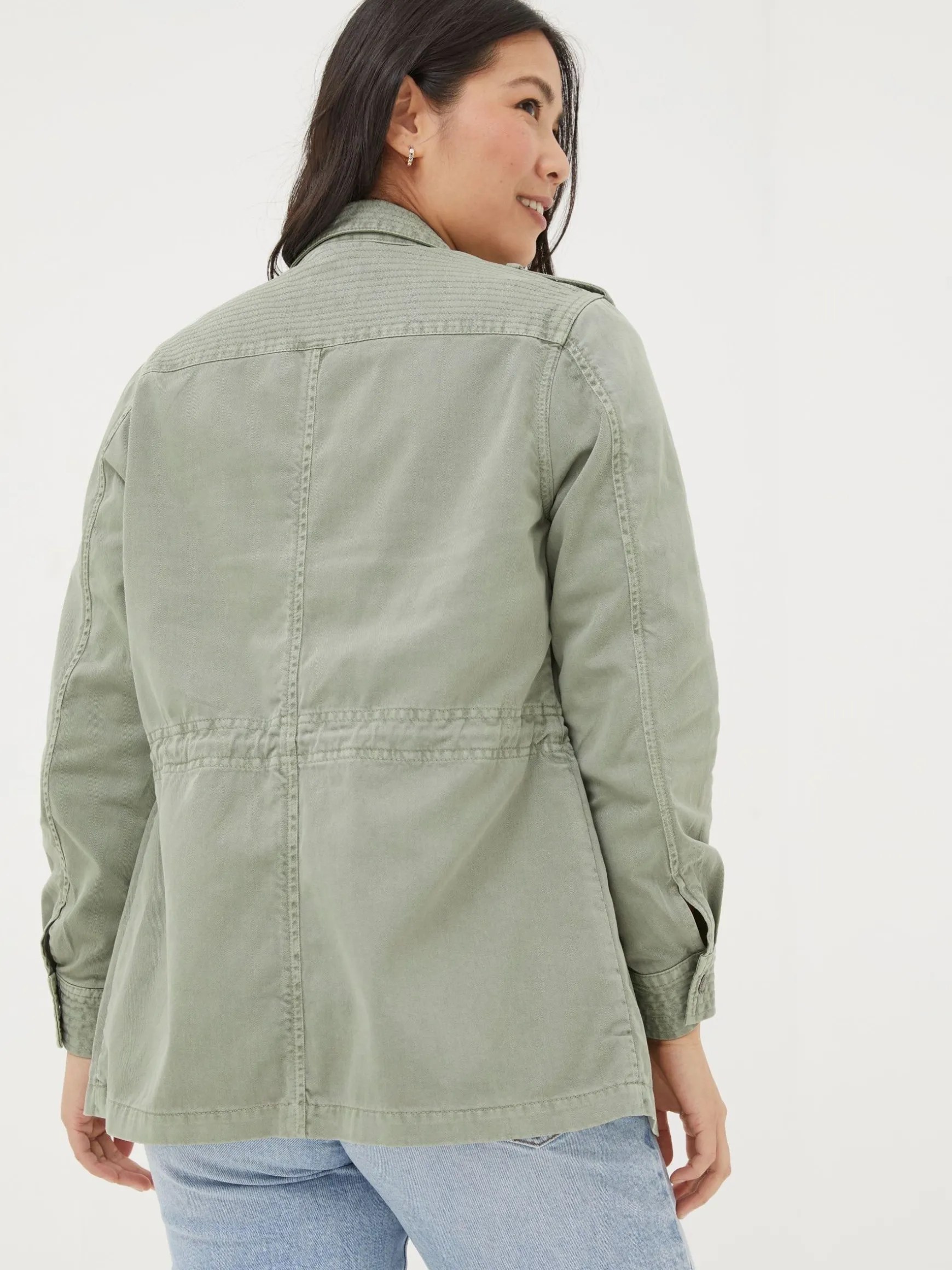 FatFace Lowen Field Jacket Green Sale