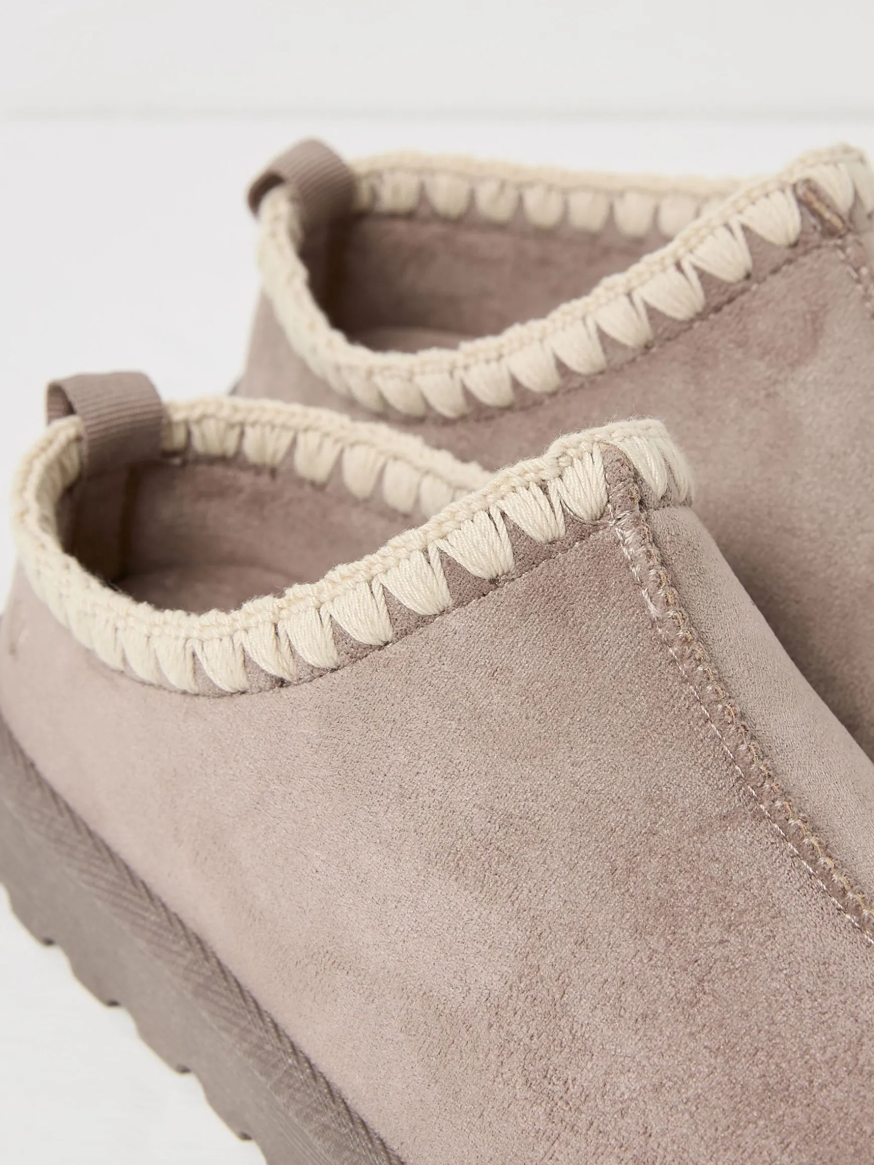 FatFace Lyra Snug Slippers Natural Sale