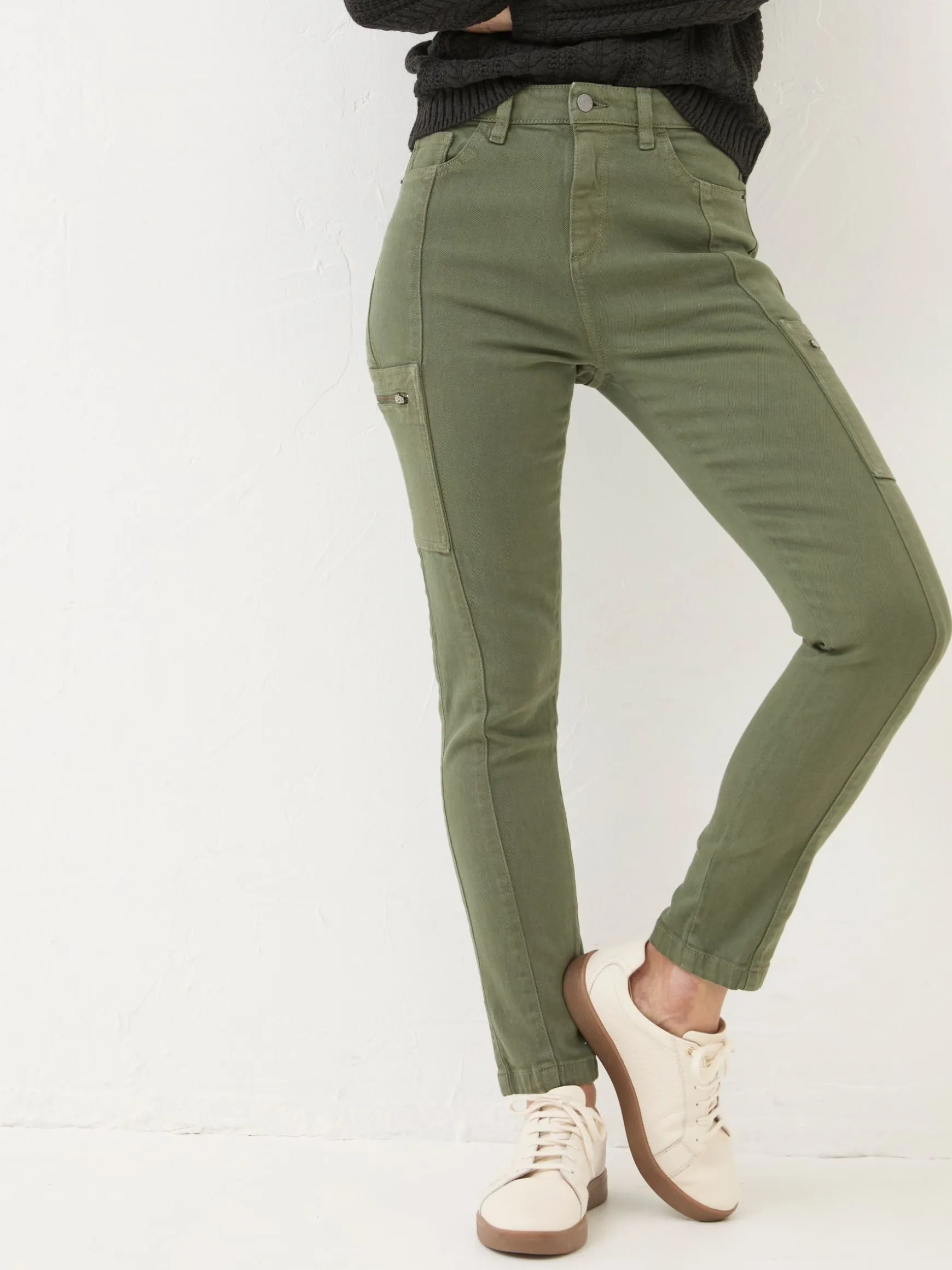 FatFace Malvern Cargo Trousers Green Cheap