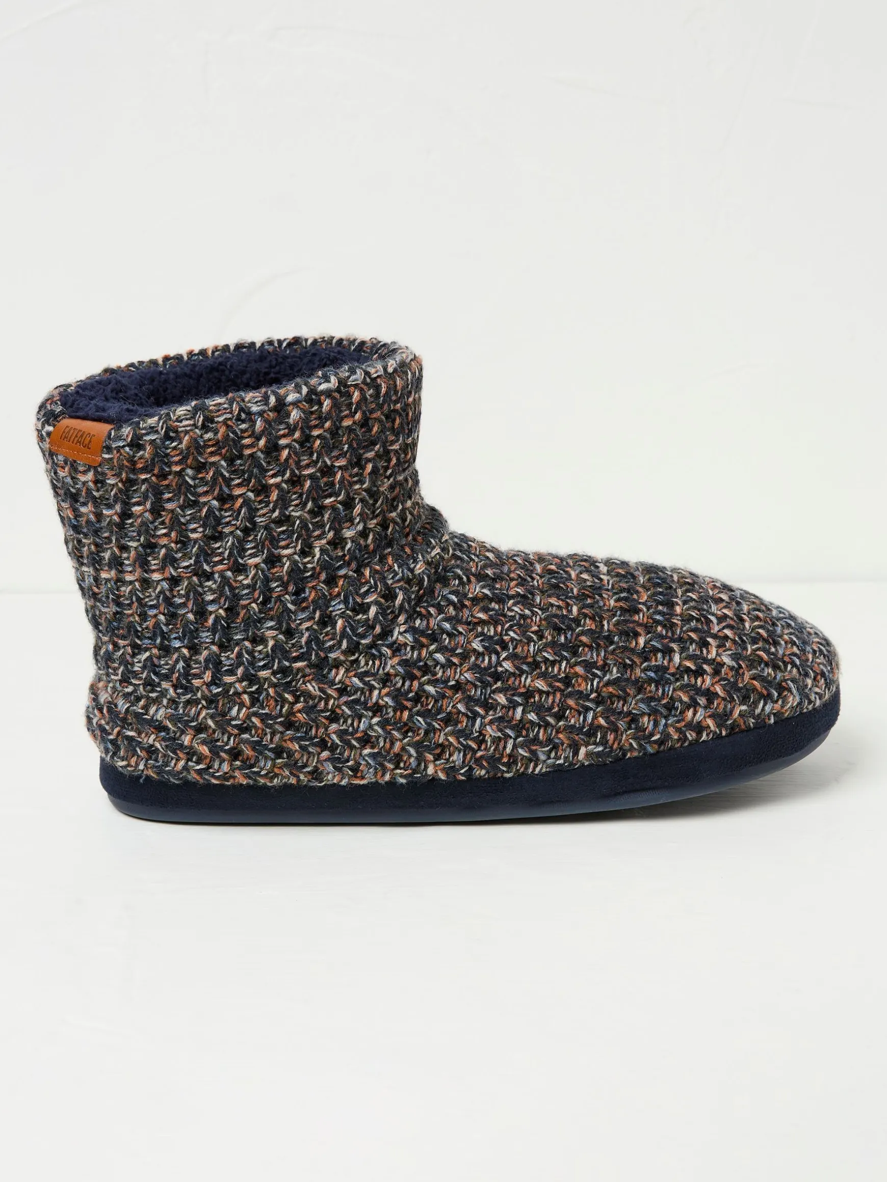 FatFace Matthew Matthew Knit Boots Oatmeal Clearance