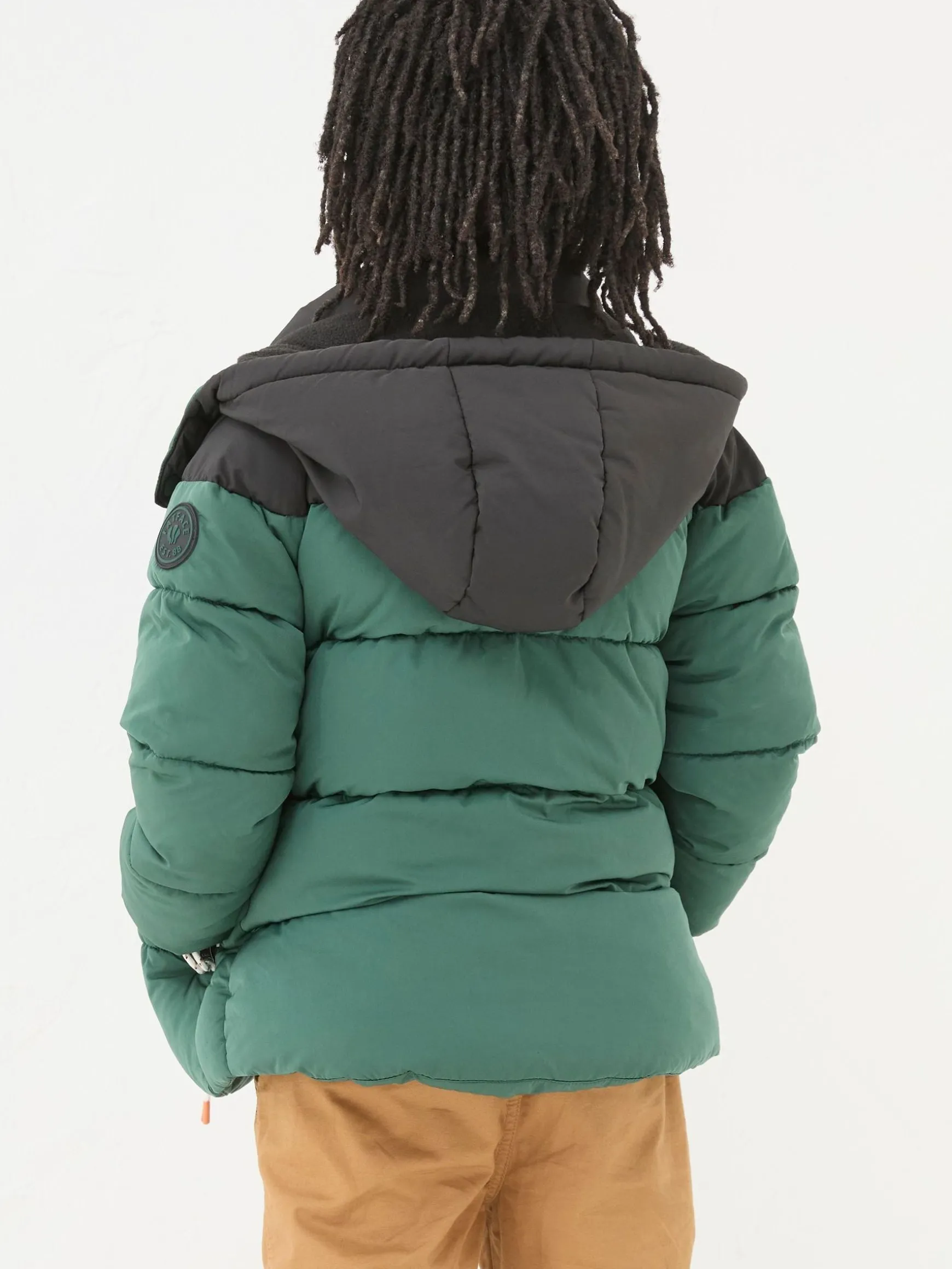 FatFace Milo Hooded Padded Jacket Green Cheap