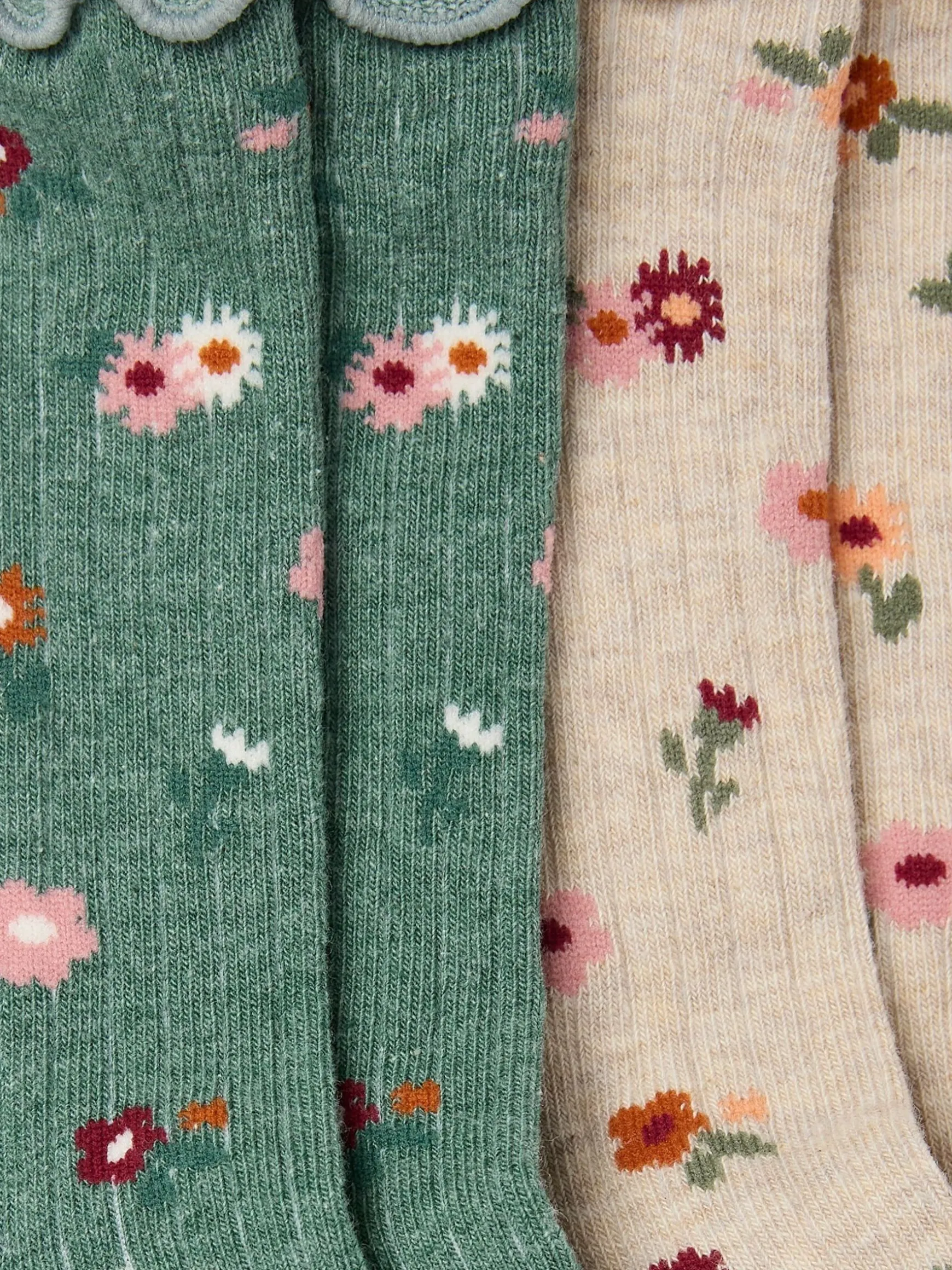 FatFace 2 Pack Ditsy Floral Socks Multi Cheap