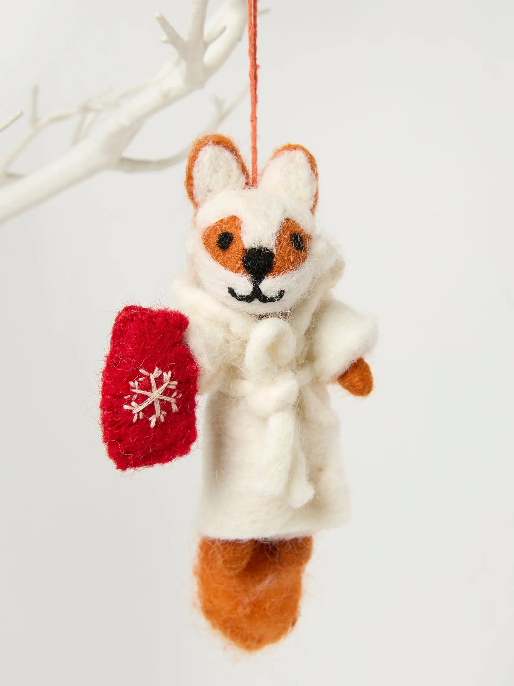 FatFace Felicity Fox Felt Decoration Multi Flash Sale