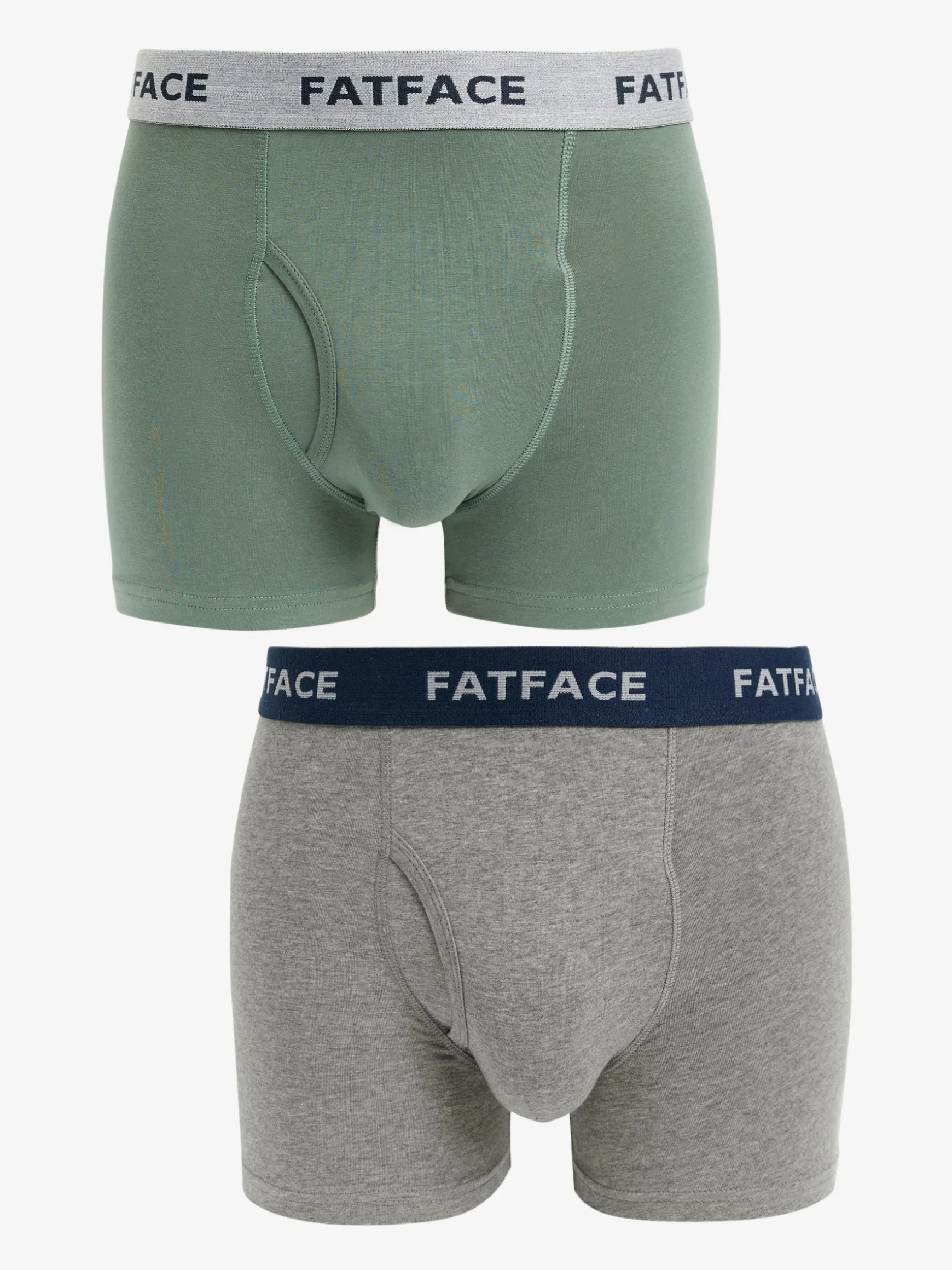 FatFace Plain Boxers 2 Pack Multi Best