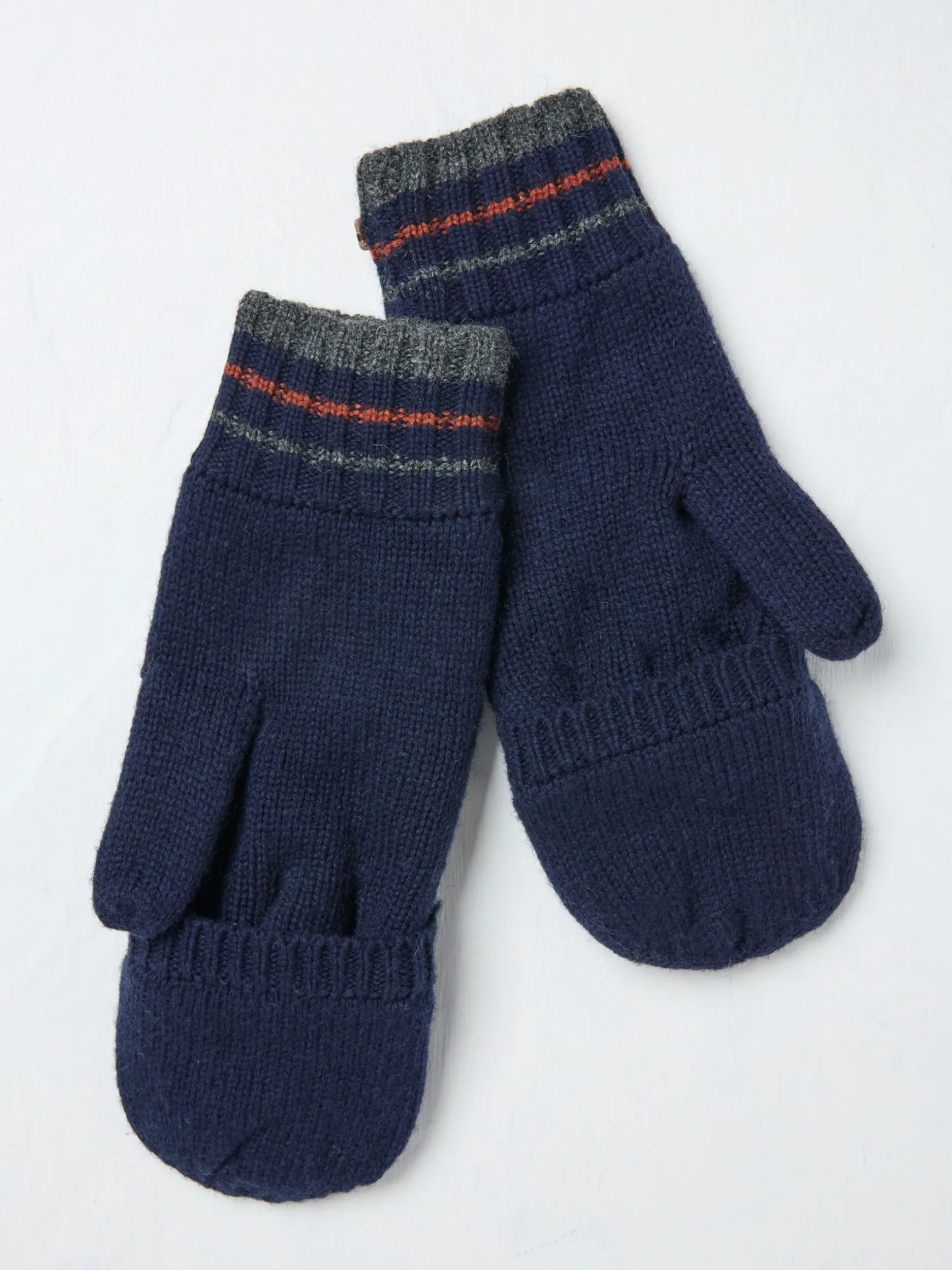 FatFace Overflap Gloves Navy Online