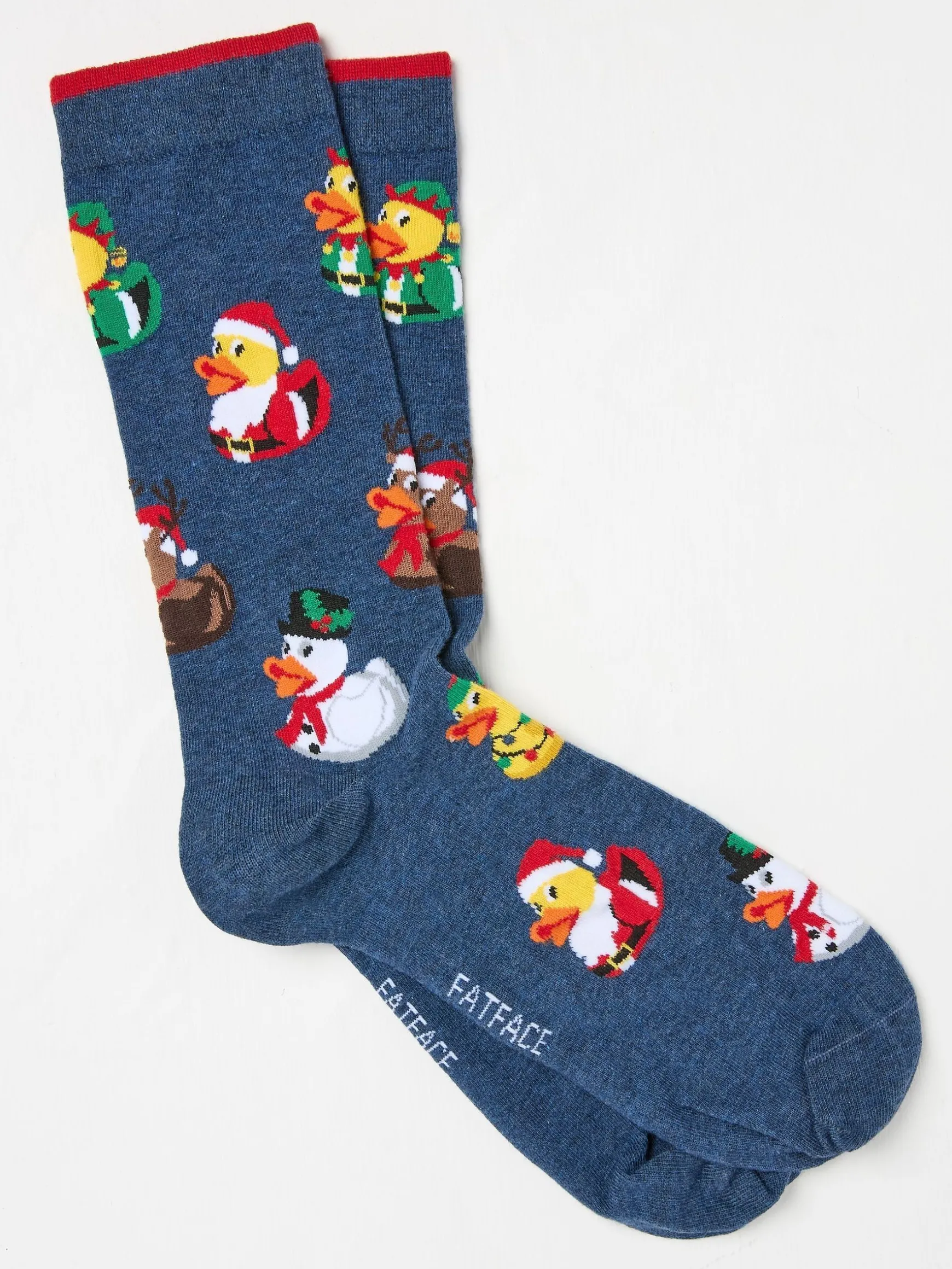 FatFace Rubber Ducks Socks Navy Flash Sale