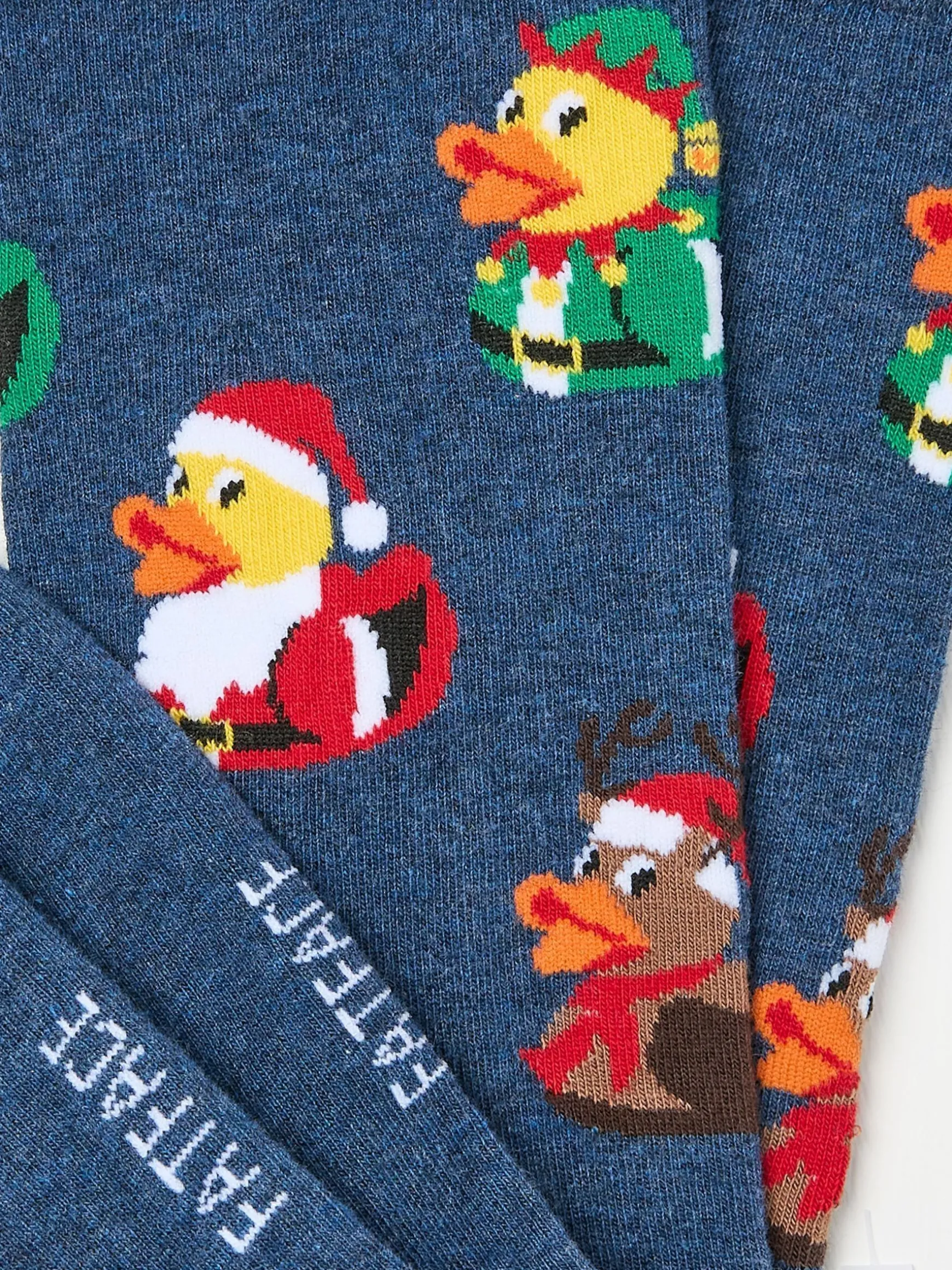 FatFace Rubber Ducks Socks Navy Flash Sale