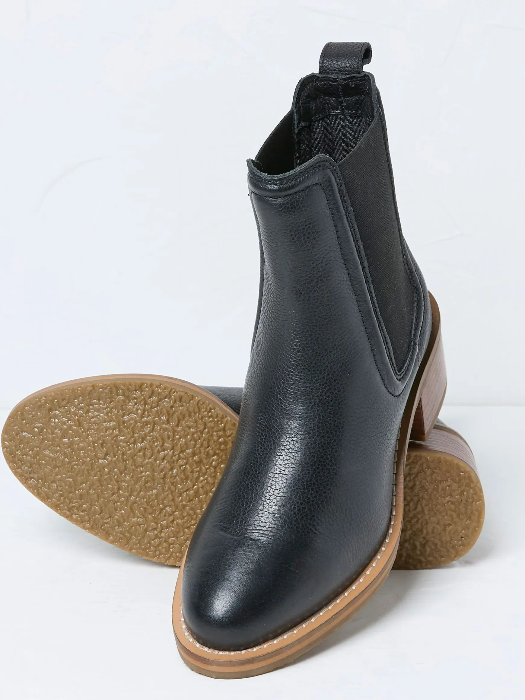 FatFace Orla Chelsea Boots Black Hot