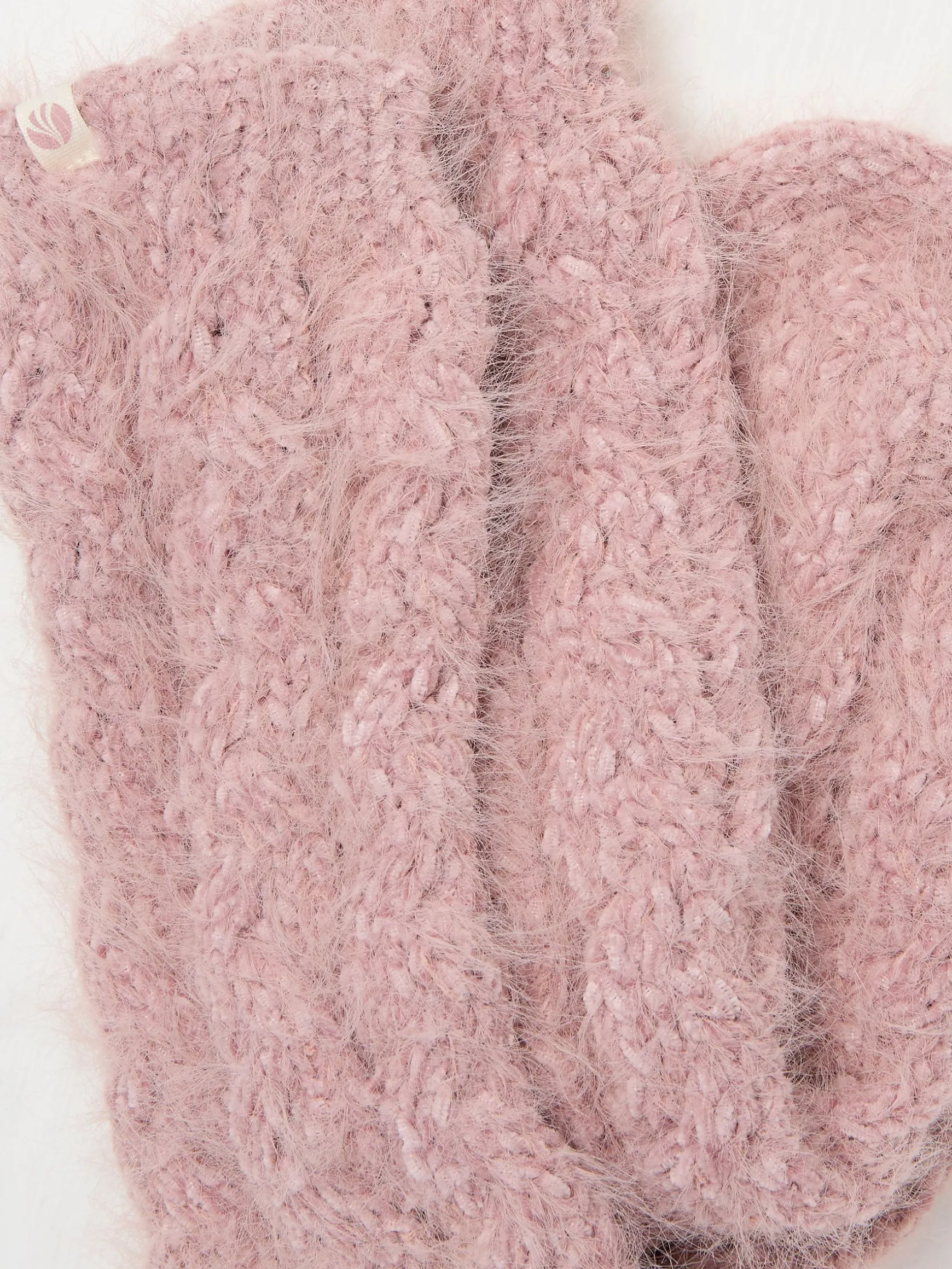 FatFace Cable Lounge Socks Pink Hot