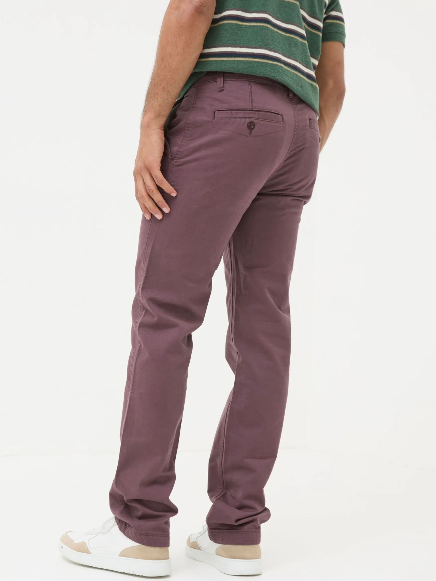 FatFace Modern Coastal Chinos Purple Plum Store