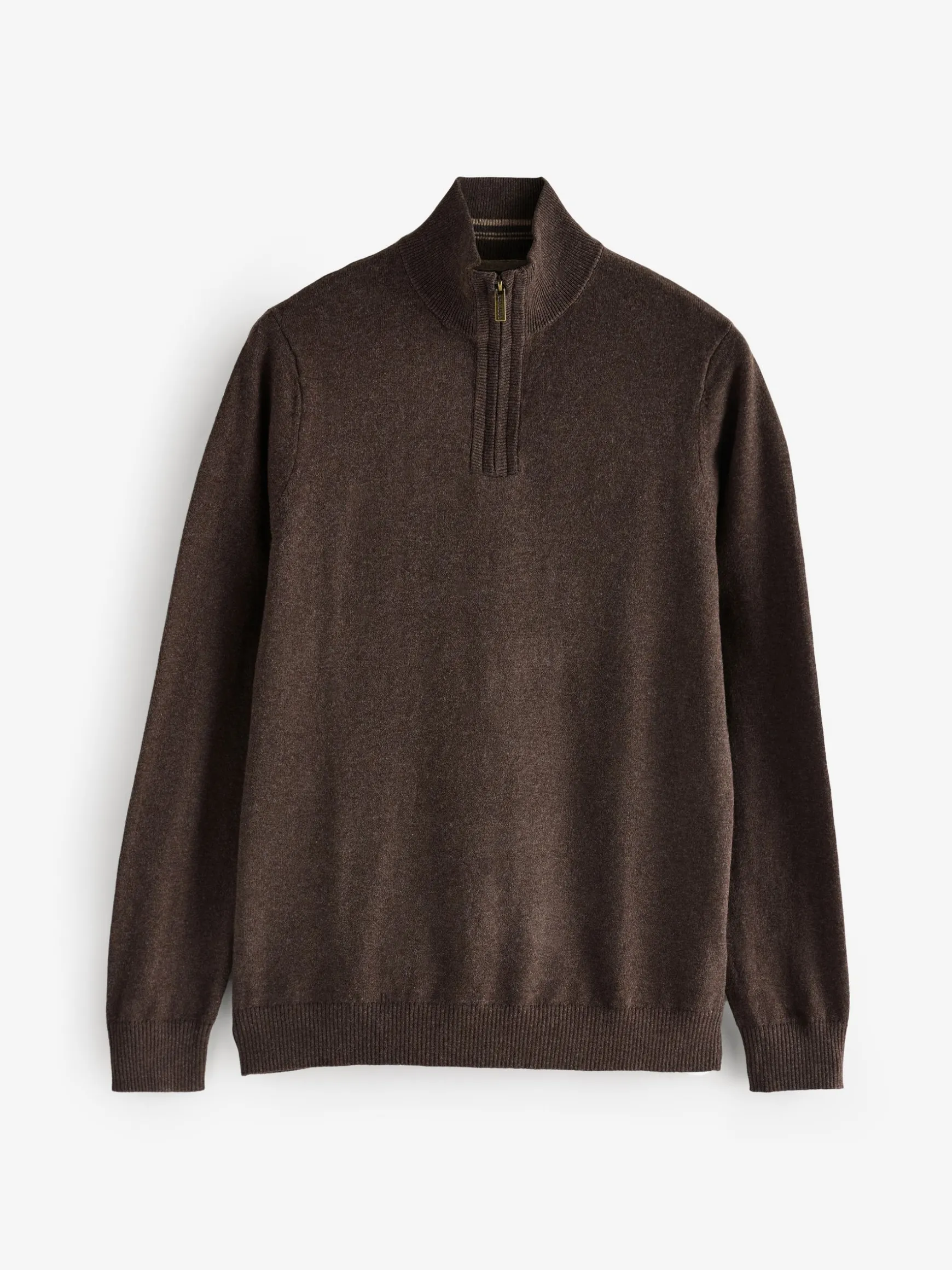 FatFace Rye Half-Neck Dark Brown Clearance