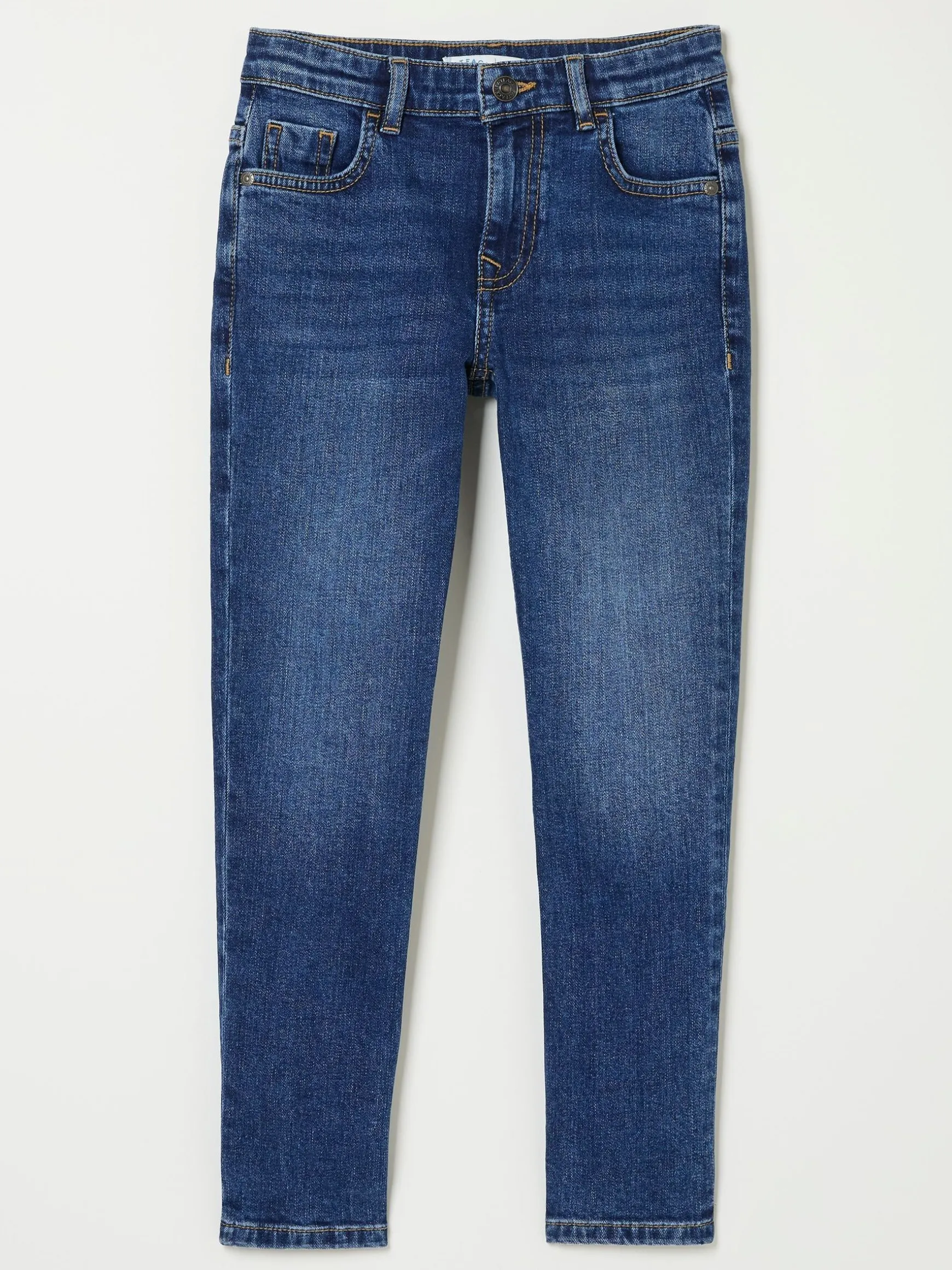 FatFace Seth Slim Jeans Mid Wash Blue Outlet