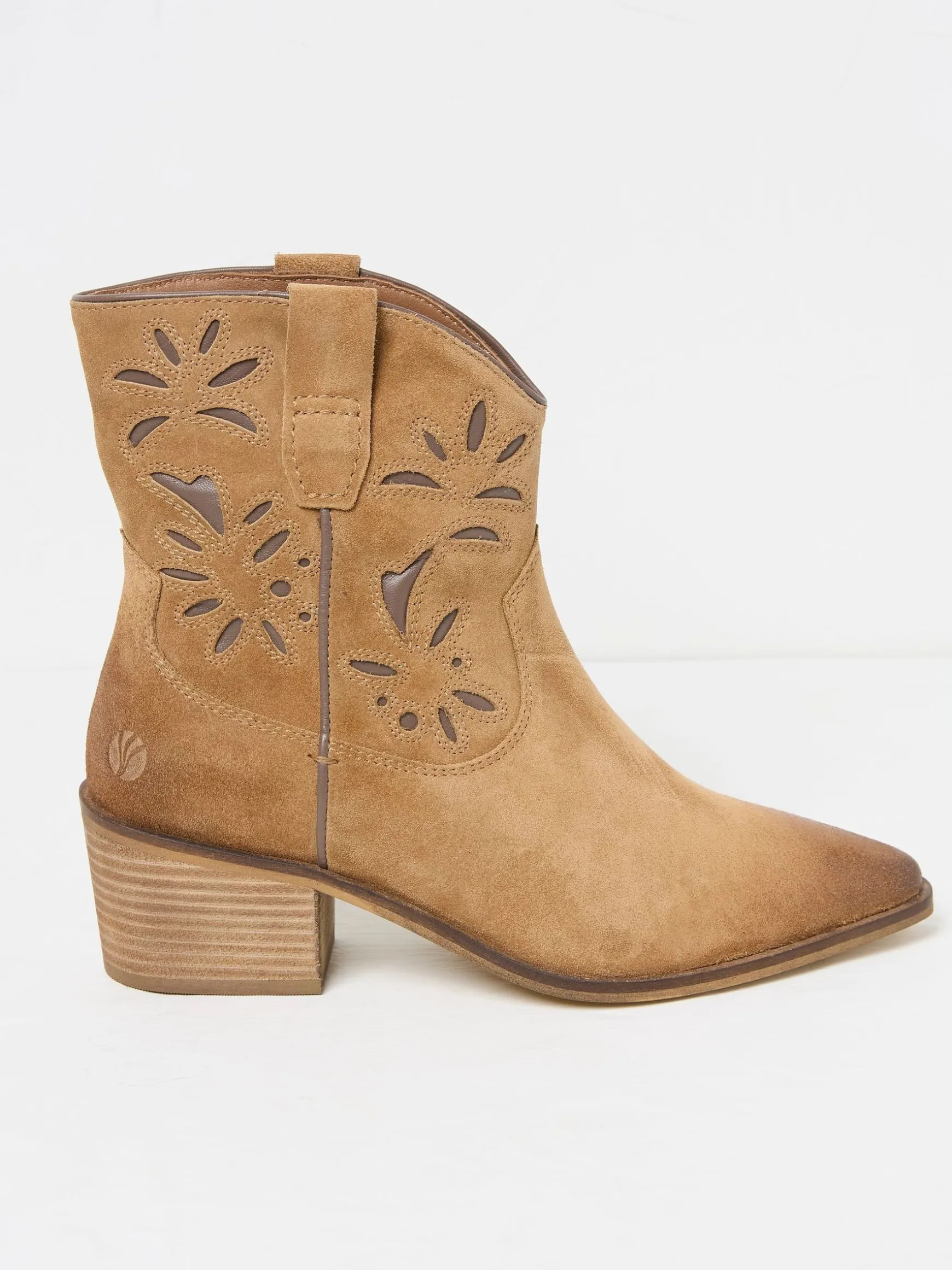 FatFace Shay Western Boots Brown Best