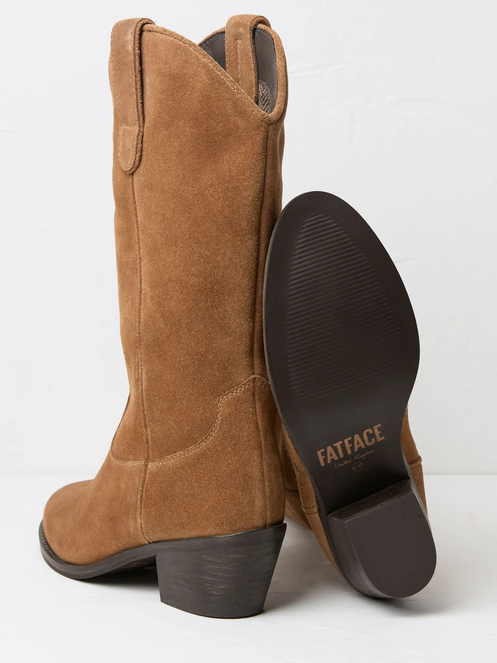 FatFace Sierra Western Boots Brown Store