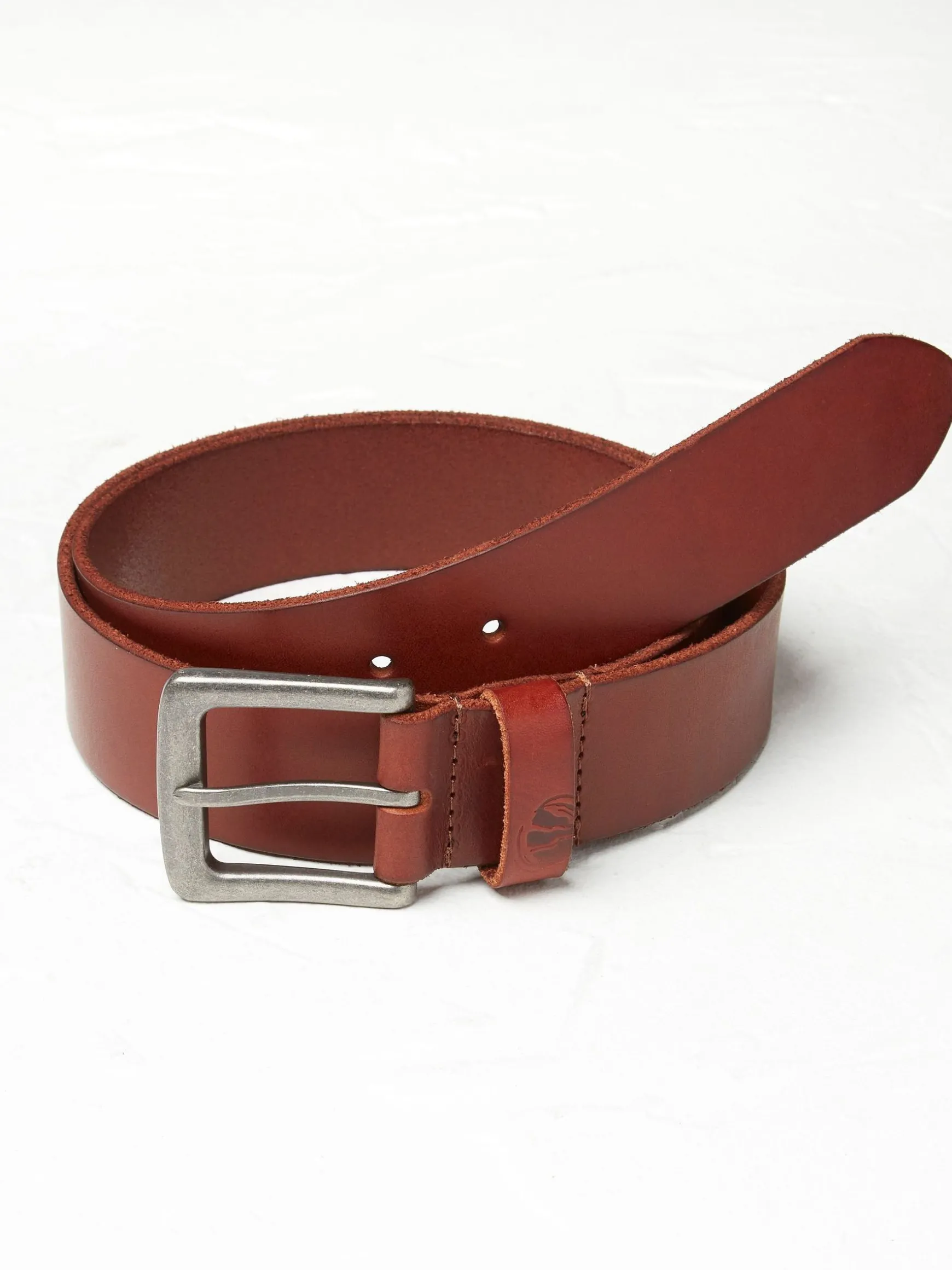 FatFace Italian Leather Belt Tan Brown New