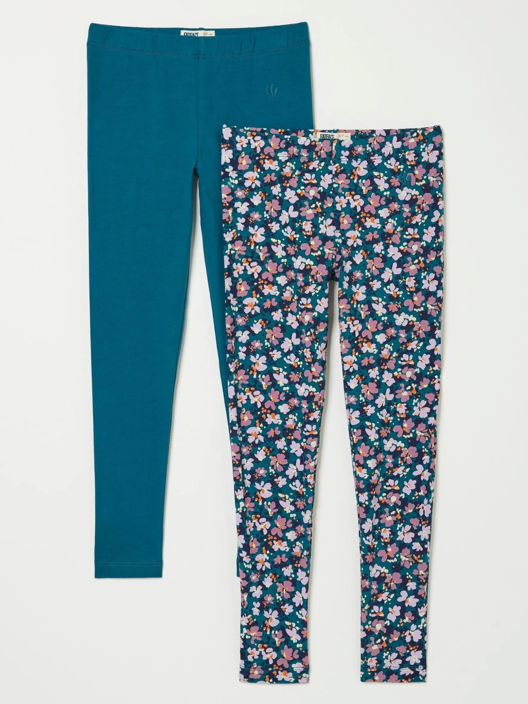 FatFace 2 Pack Butterfly Legging Teal Blue Discount