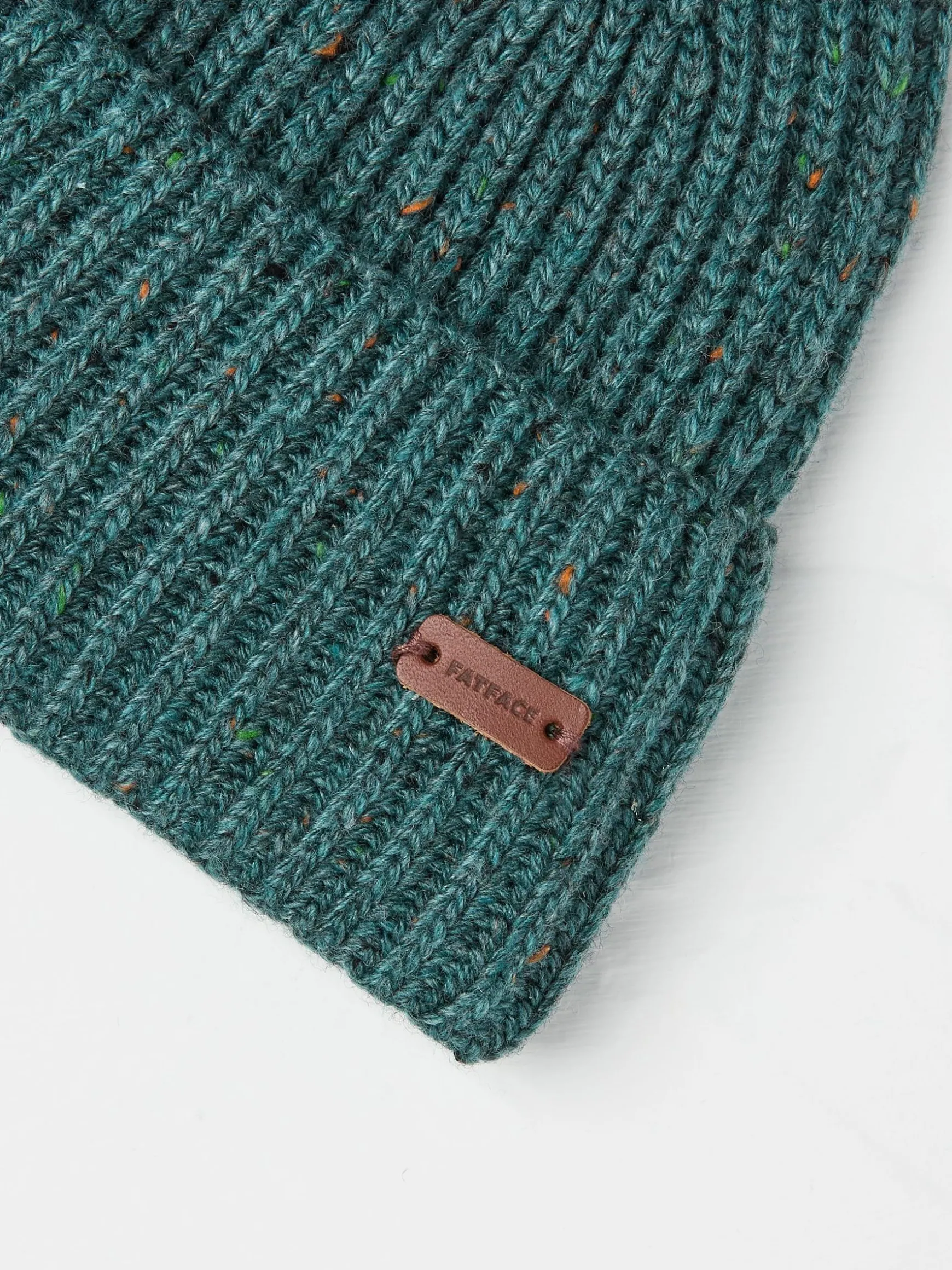 FatFace Fisherman Beanie Teal Green Shop