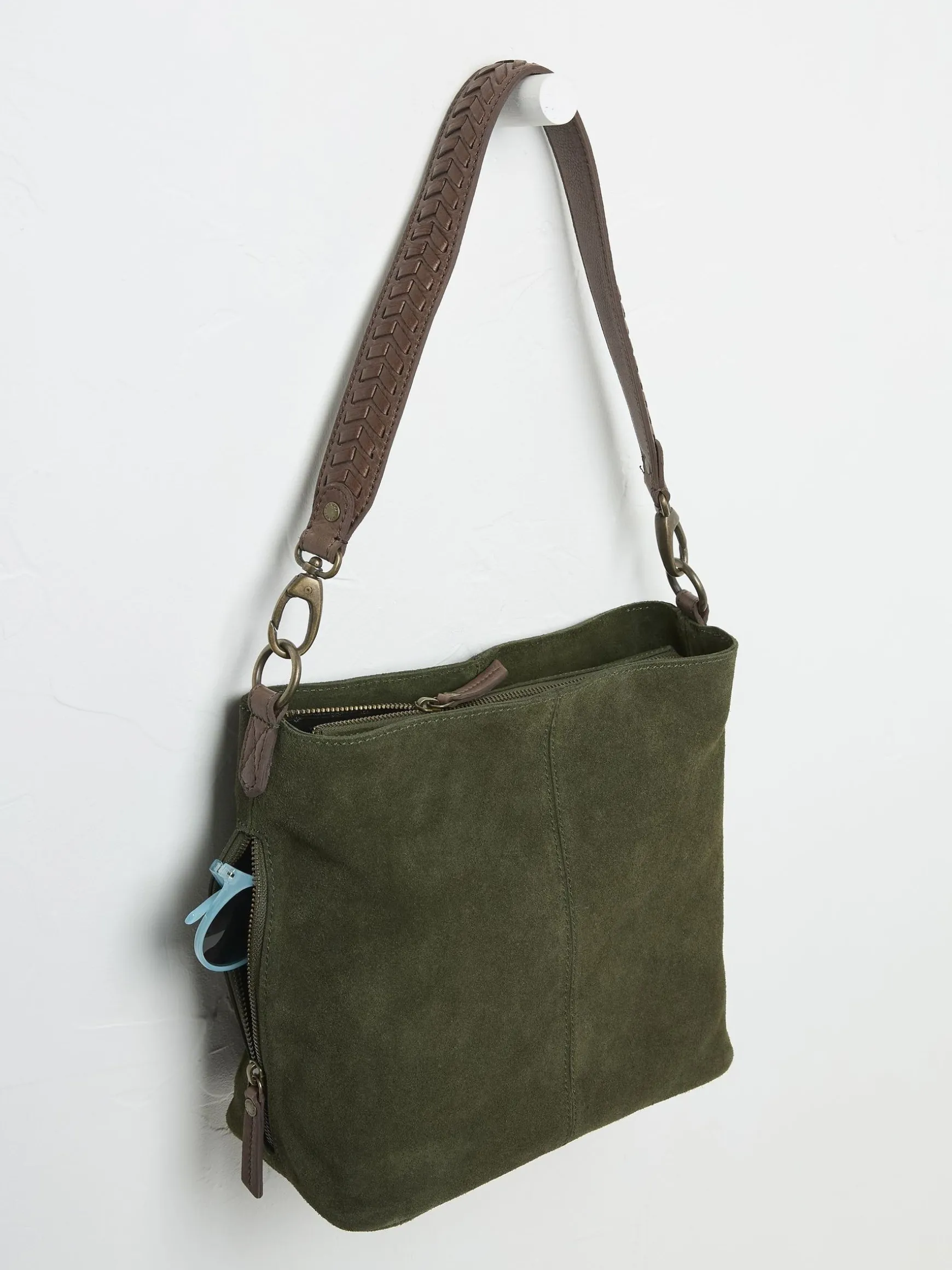 FatFace Valletta Shoulder Bag Green Clearance