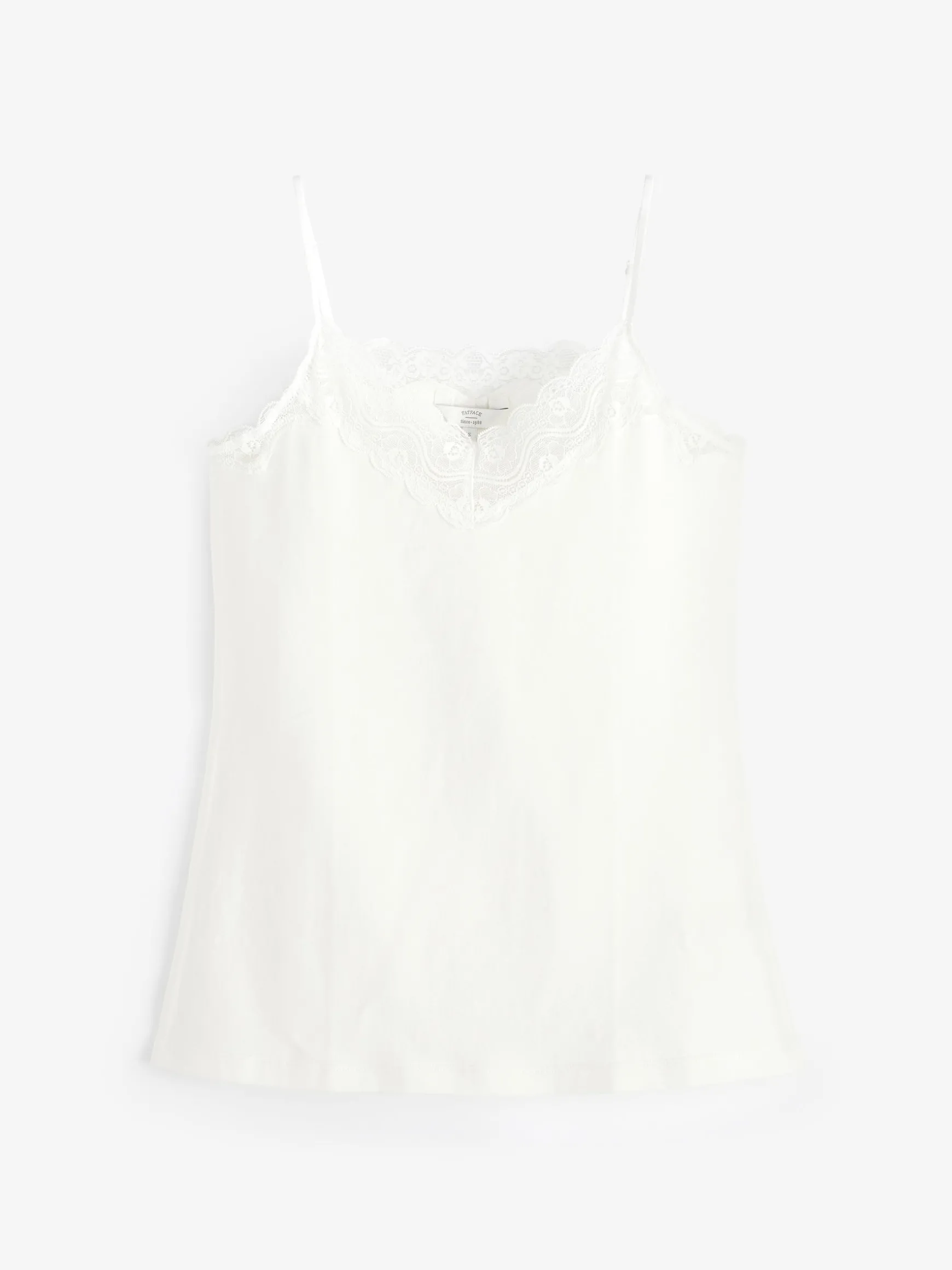 FatFace V-Neck Lace Camisole White Best