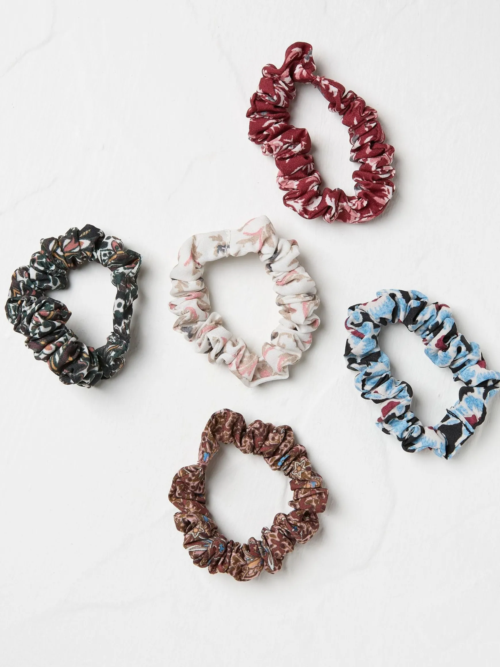 FatFace Hair Ties 5 Pack Wild Frontiers Flash Sale